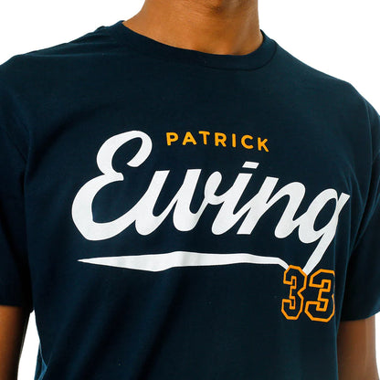 Ewing Athletics Script Tee Navy