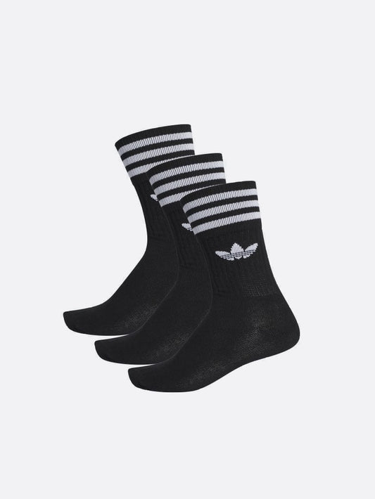 Adidas Solid Crew Sock Black/White S21490