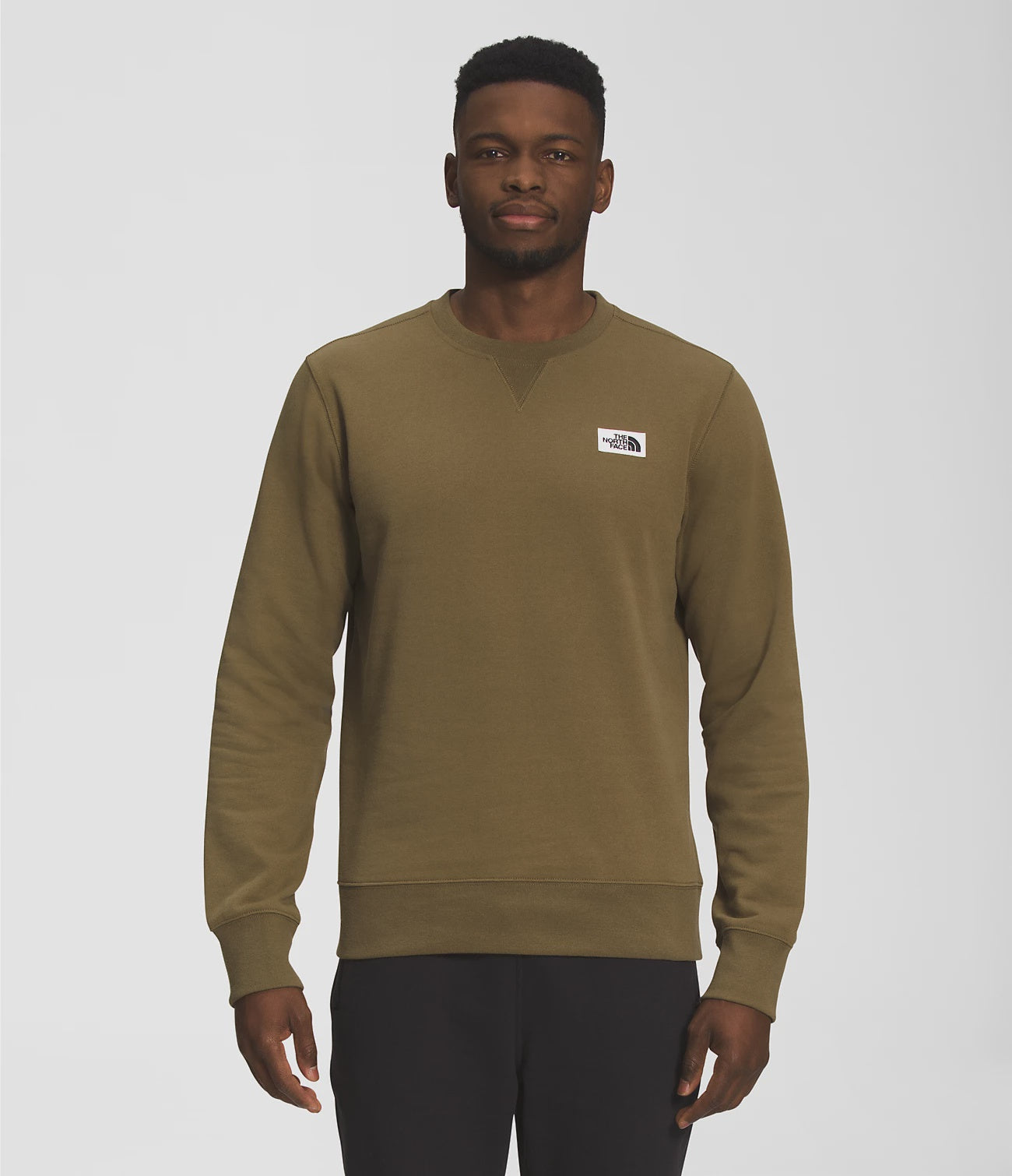 The North Face Heritage Patch Crew Military Olive NF0A7WXH37U